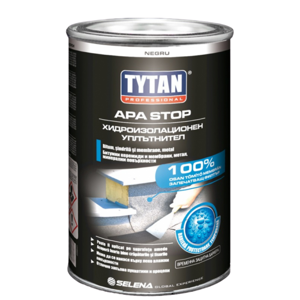 Oferte la Etansant acoperis Tytan APA STOP, negru, 1 kg