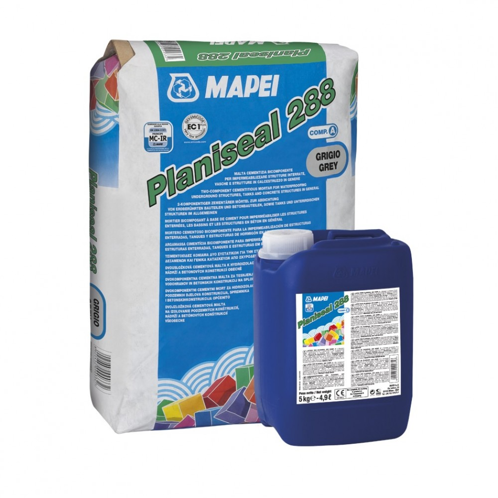 Oferte la Hidroizolatie lichida Mapei Planiseal 288, gri, 25 kg