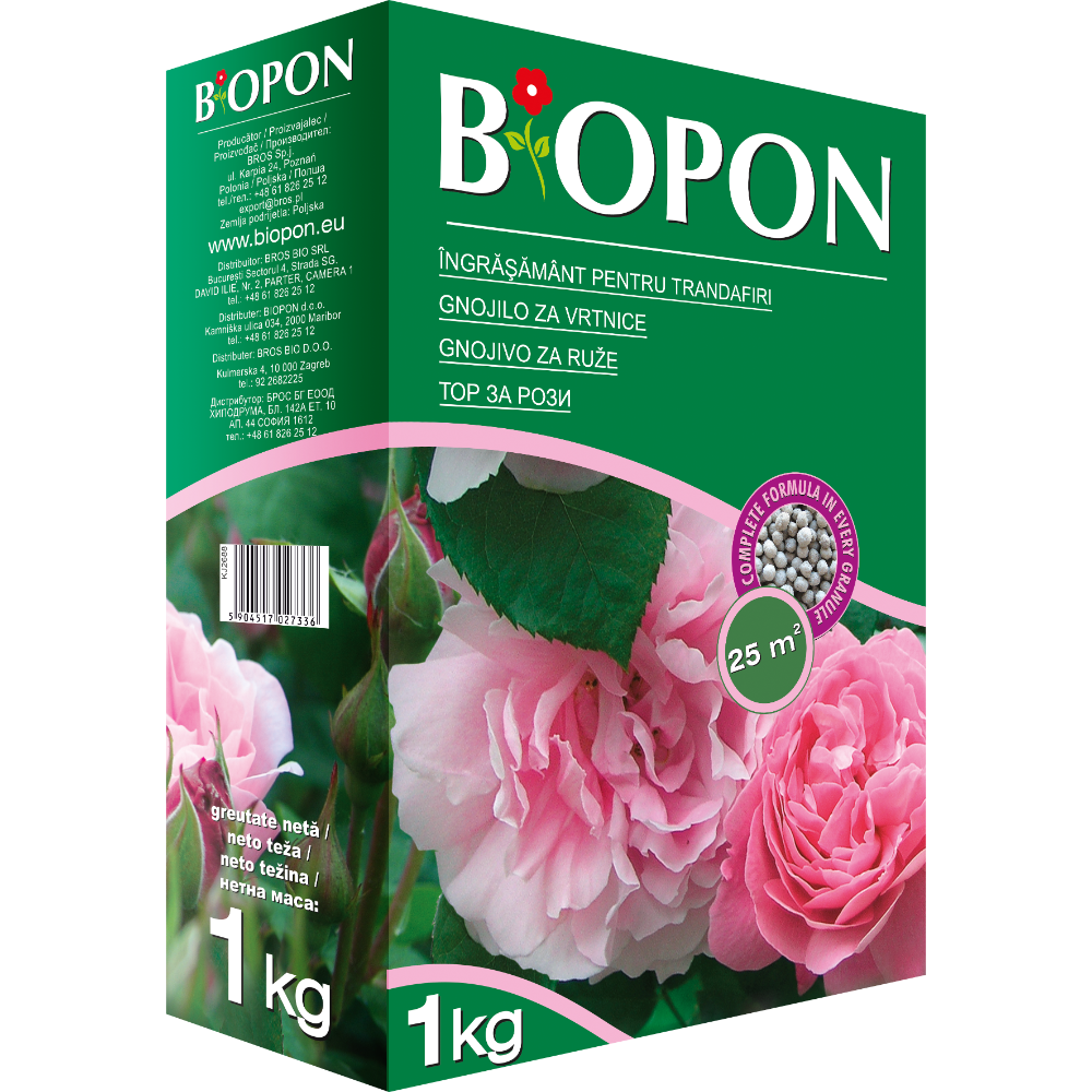 Oferte la Ingrasamant granulat trandafiri Biopon, 1 kg
