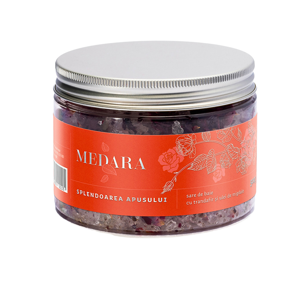Oferte la MEDARA SARE BAIE TRANDAFIR SI ULEI MIGDALE 500GR MEBRA