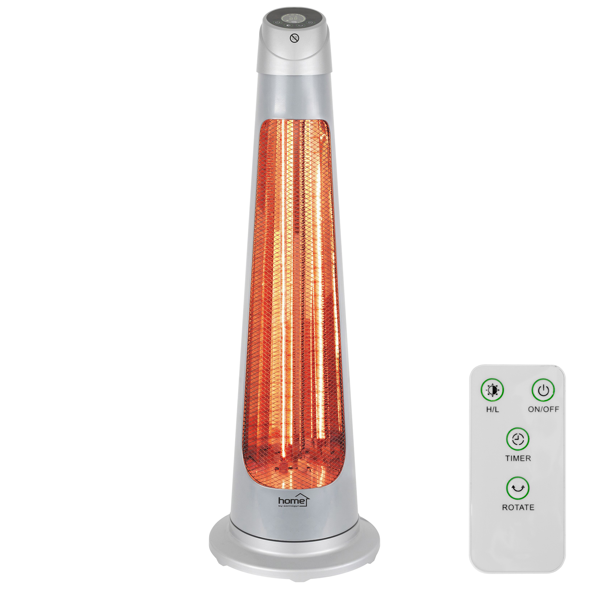 Oferte la Radiator de exterior cu halogen sau filament carbon Somogyi, 1200 W, 27 x 86, 2 trepte, montaj perete, IPX4