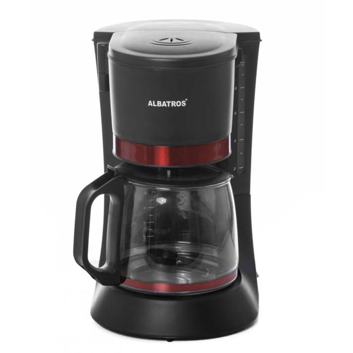 Oferte la Cafetiera Delicia 680W 1.2l Negru/Rosu