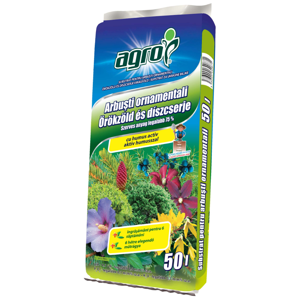 Oferte la Substrat pentru arbusti decorativi Agro CS, 50 l