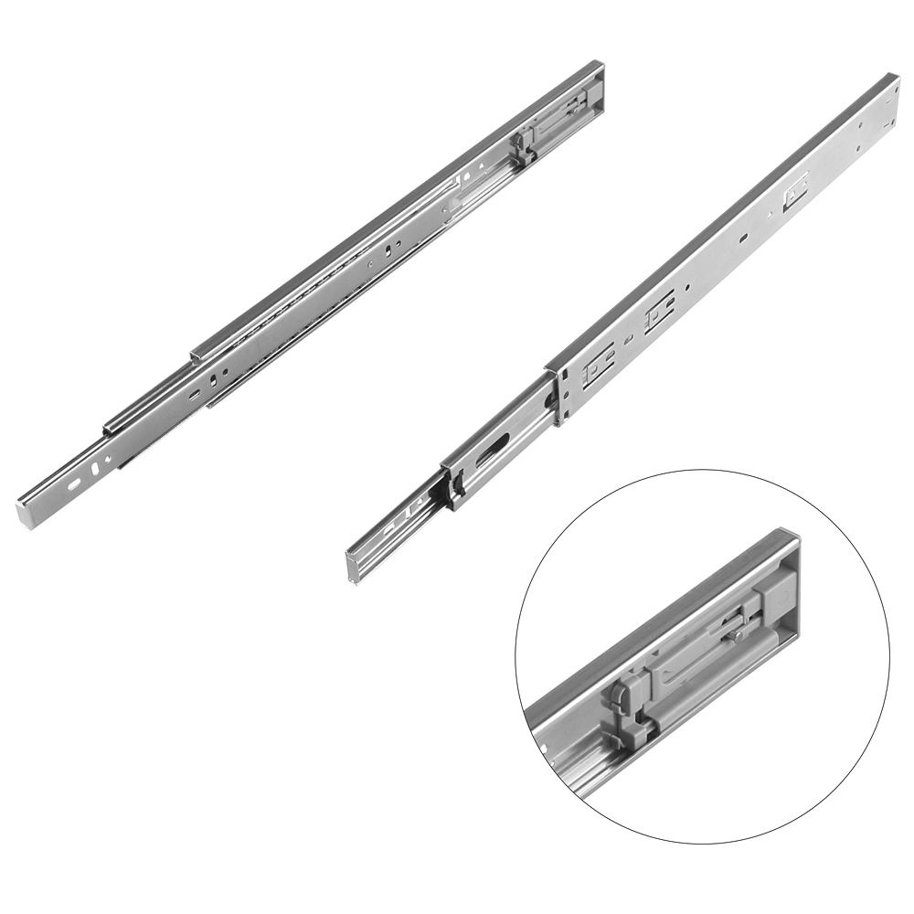 Oferte la Glisiera TEKO, Push to Open, cu bile , otel, zincat, 350 x 45 mm