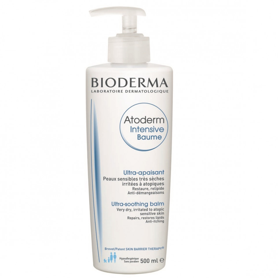 Oferte la Balsam restructurant pentru pielea atopica Atoderm Intensive Bioderma (Concentratie: Crema de corp, Gramaj: 500 ml)