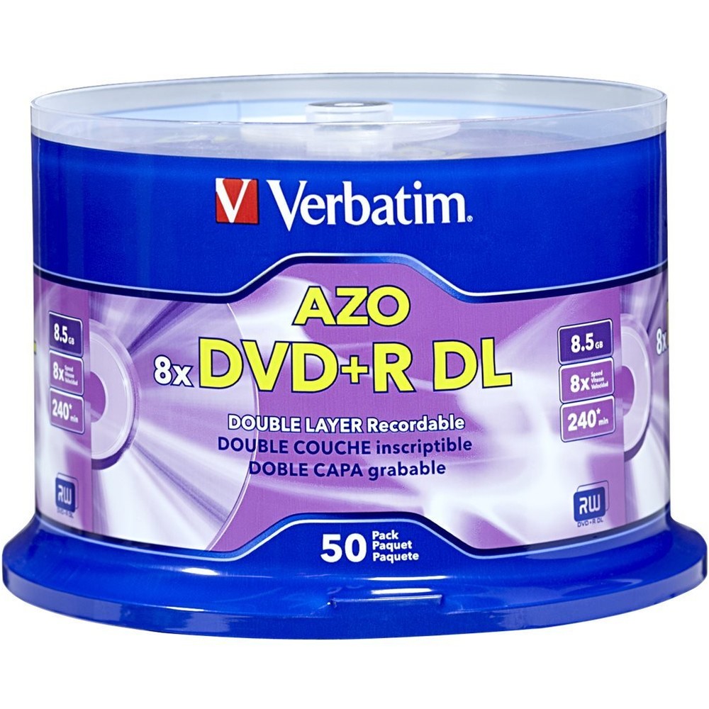 Oferte la Mediu optic DVD+R DL 8.5GB 8x 50 bucati argintiu mat