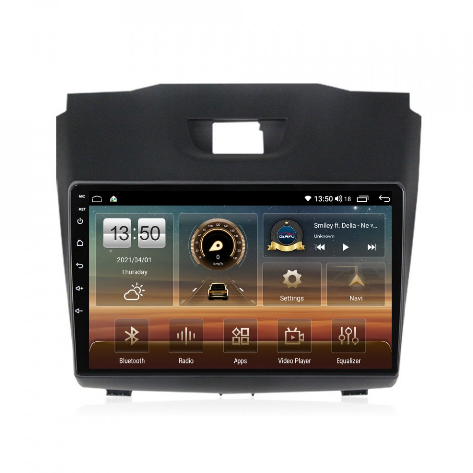 Oferte la Navigatie dedicata cu Android Isuzu D-Max II 2012 - 2020, 4GB RAM, Radio GPS Dual Zone, Display HD QLED 9" Touchscreen, Internet Wi-Fi si slot SIM 4G, Bluetooth, MirrorLink, USB
