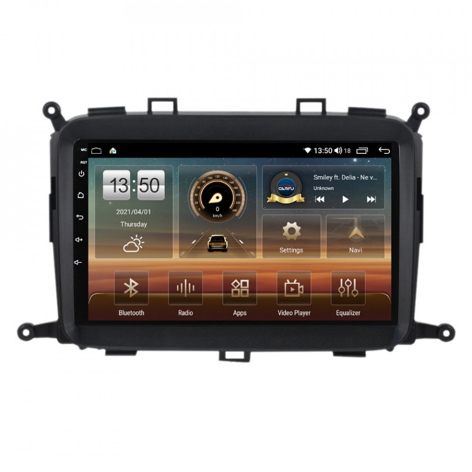 Oferte la Navigatie dedicata cu Android Kia Carens IV 2013 - 2018, 4GB RAM, Radio GPS Dual Zone, Display HD QLED 9" Touchscreen, Internet Wi-Fi si slot SIM 4G, Bluetooth, MirrorLink, USB