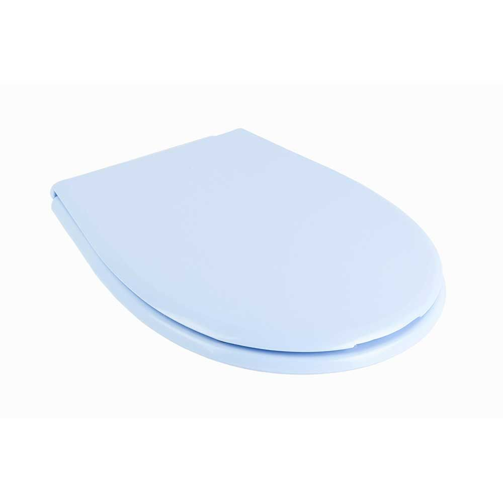 Oferte la Capac WC Romtatay Olympia, plastic, bleu, 45.6 x 35.5 x 4.5 cm