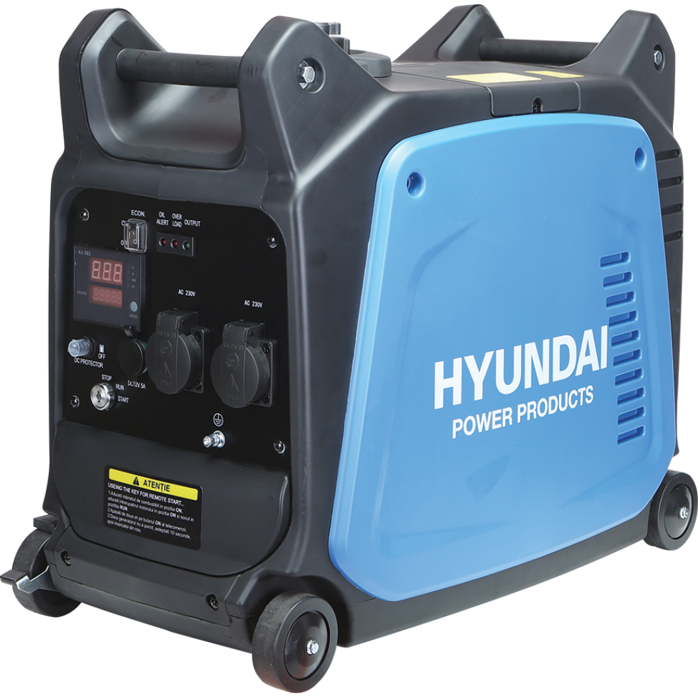 Oferte la Generator tip inverter Hyundai 3500 XS, 3.5 kW, 2 x 230 V, capacitate rezervor 0.9 l