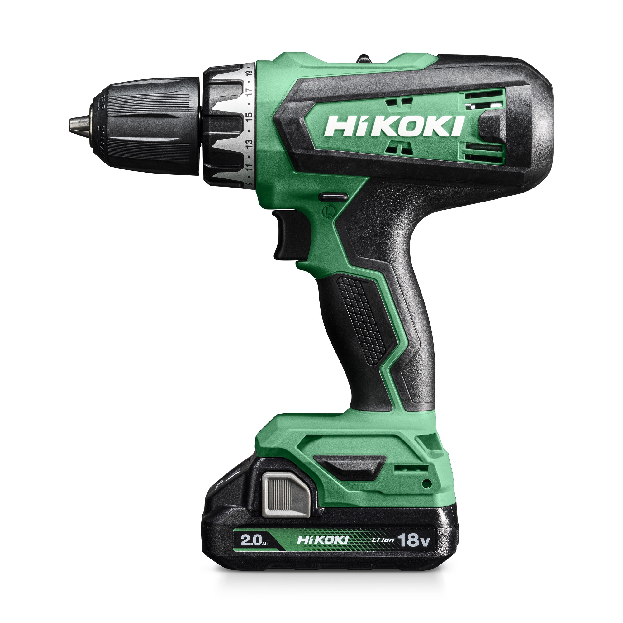 Oferte la Masina de gaurit Hikoki DS18DFWCZ, alimentare cu acumulator, 18 V, 2000 mAh, 1250 rpm, 53 Nm, acumulator si incarcator incluse