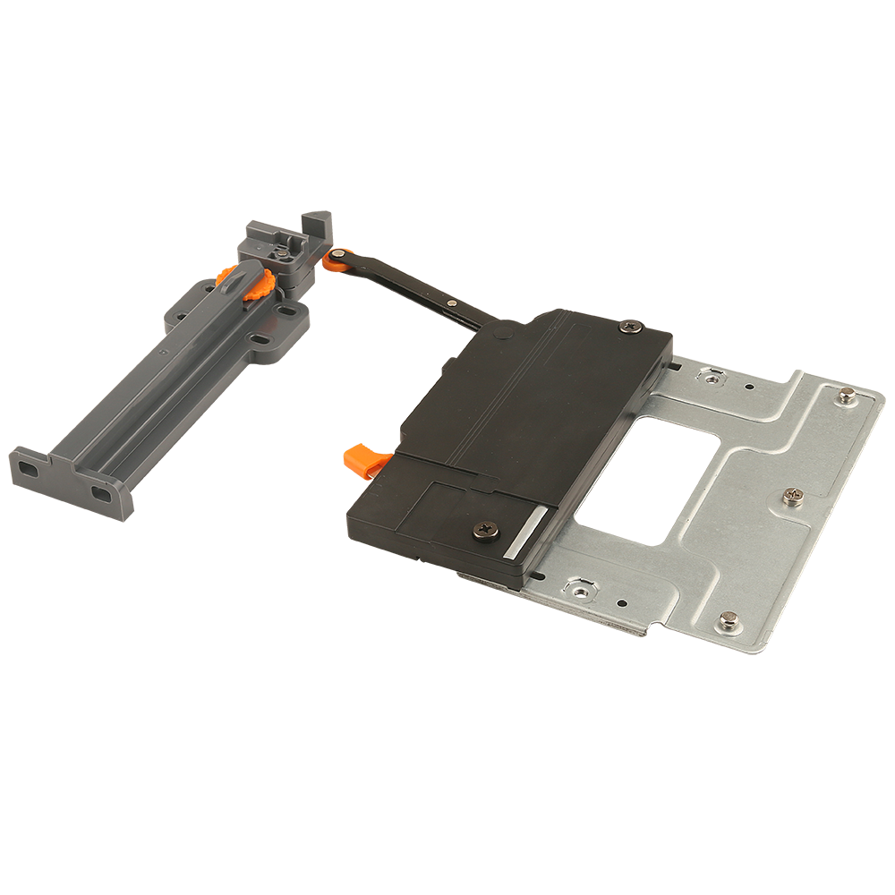Oferte la Kit One Touch, functii push to open si soft close, pentru glisiera OT, otel zincat, front 350-600mm