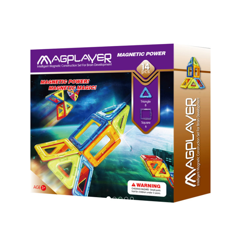 Oferte la Joc de constructie magnetic 14 Piese 3 Ani+