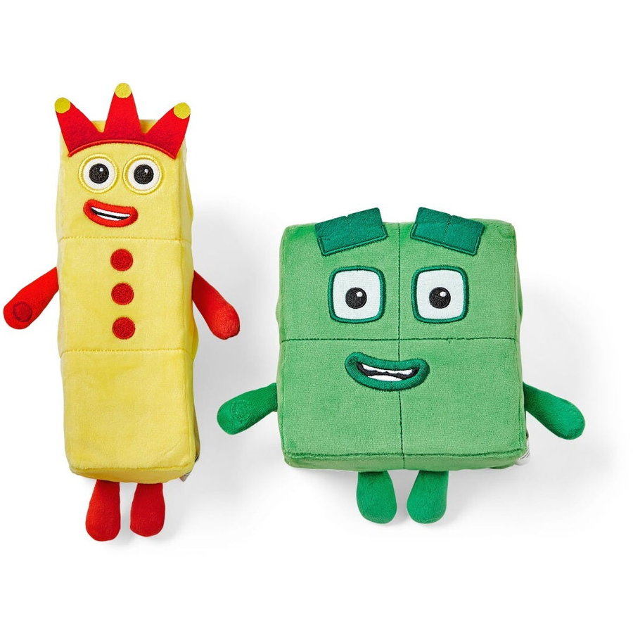 Oferte la Set Mascote din Plus Numberblocks Trei si Patru