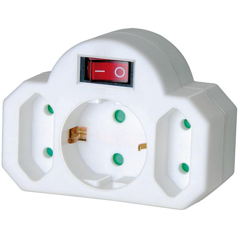 Oferte la Adaptor priza 3 prize White