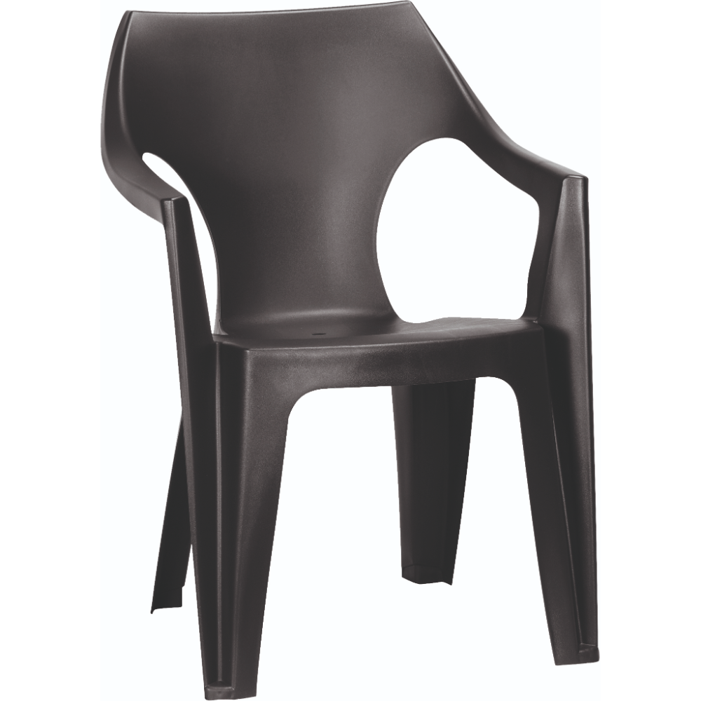 Oferte la Scaun pentru gradina Keter Dante, plastic, 57 x 57 x 79 cm, gri antracit