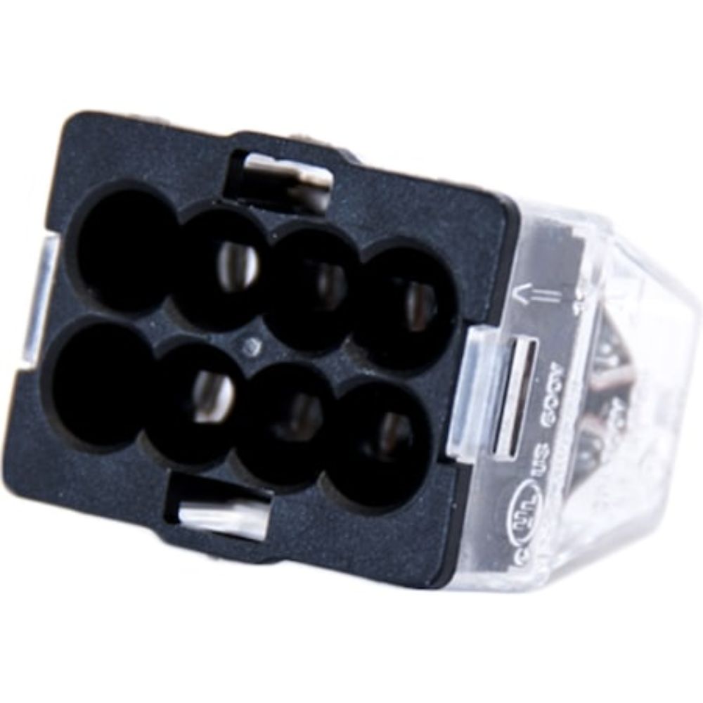 Oferte la Connector de trecere Plug in Strohm, diametru 2.5 mmp, 3 poli, transparent, 5 bucati