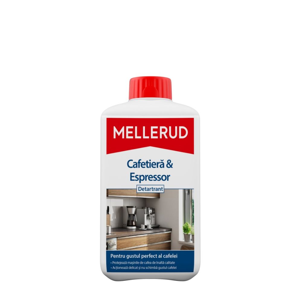 Oferte la Solutie pentru indepartarea calcarului din filtrul de cafea MELLERUD, 1 l