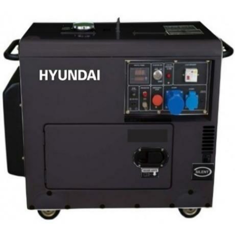 Oferte la Generator curent monofazat Hyundai DHY6001SE, 5 kW, 230 V, capacitate rezervor 12.5 l