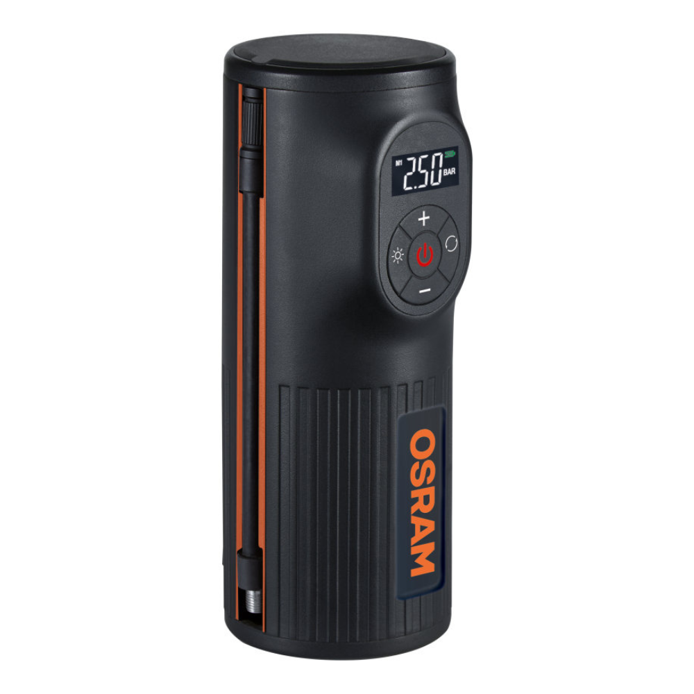 Oferte la Compresor auto Osram TYREinflate 2000, digital, baterie 5200mAh, powerbank, 3.7 V, 14.5 cm