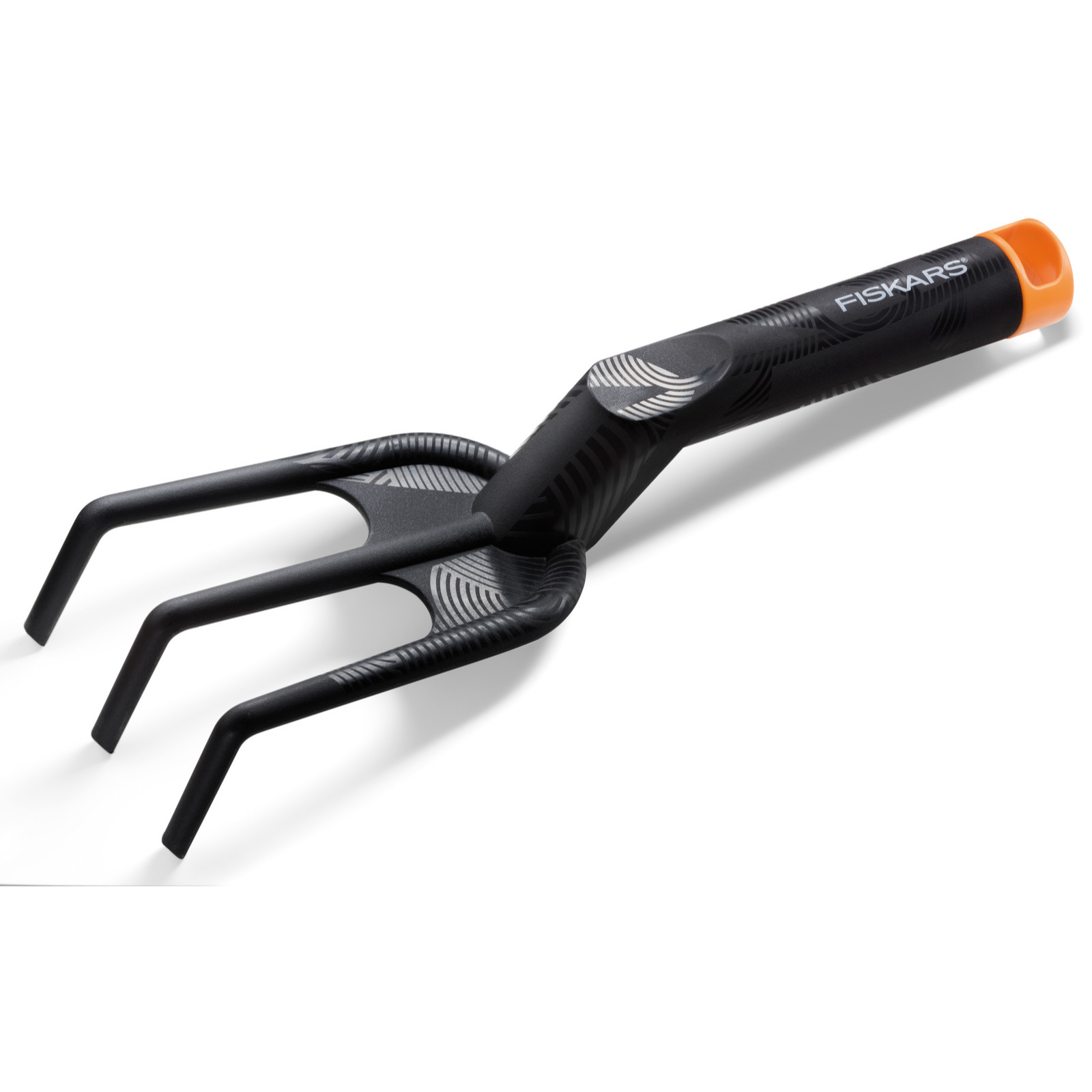Oferte la Cultivator solid Fiskars, poliamida & fibra de sticla, negru & galben, 3 dinti 