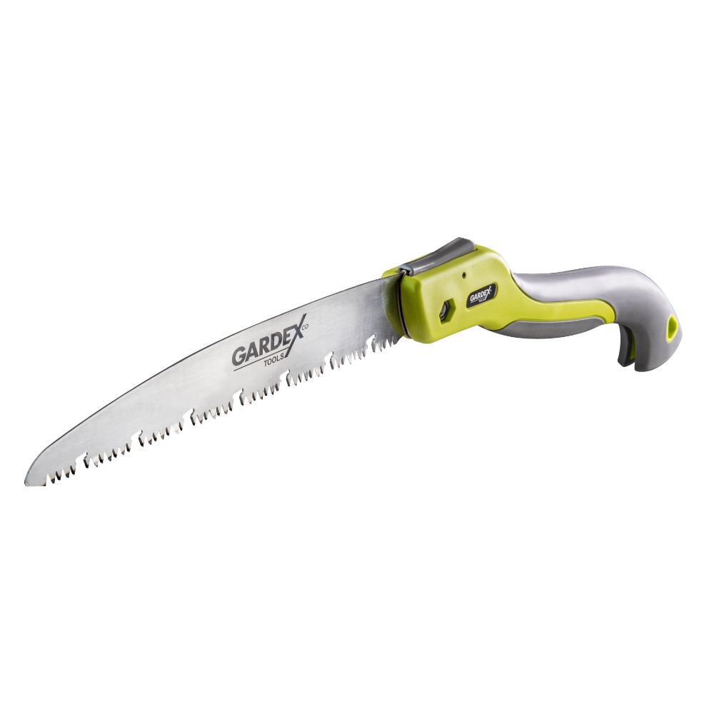Oferte la Fierastraul pliabil camp Gardex Tools, maner TPR bimaterial, 250 mm