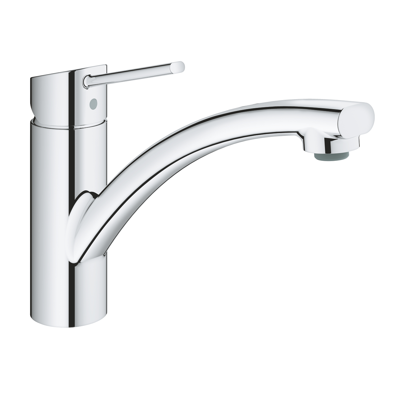 Oferte la Baterie bucatarie Grohe Swift, alama, argintiu, 35 mm