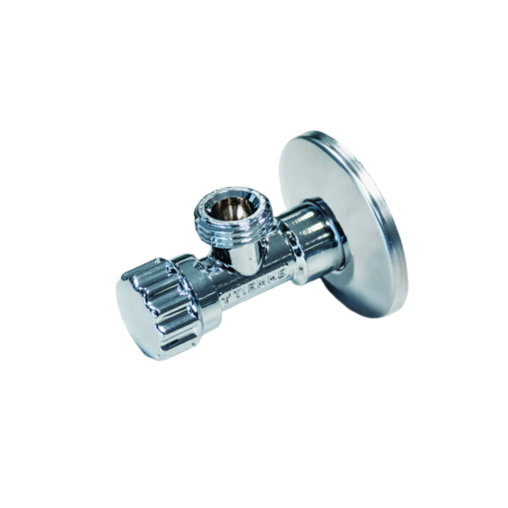 Oferte la Robinet coltar Tiemme, filet exterior, alama, cromat, 1/2 x 1/2