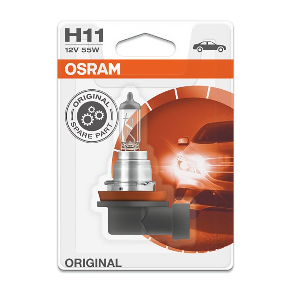 Oferte la Bec auto far halogen Osram H11 PGJ19-02 STANDARD BL1, 55 W, 12 V