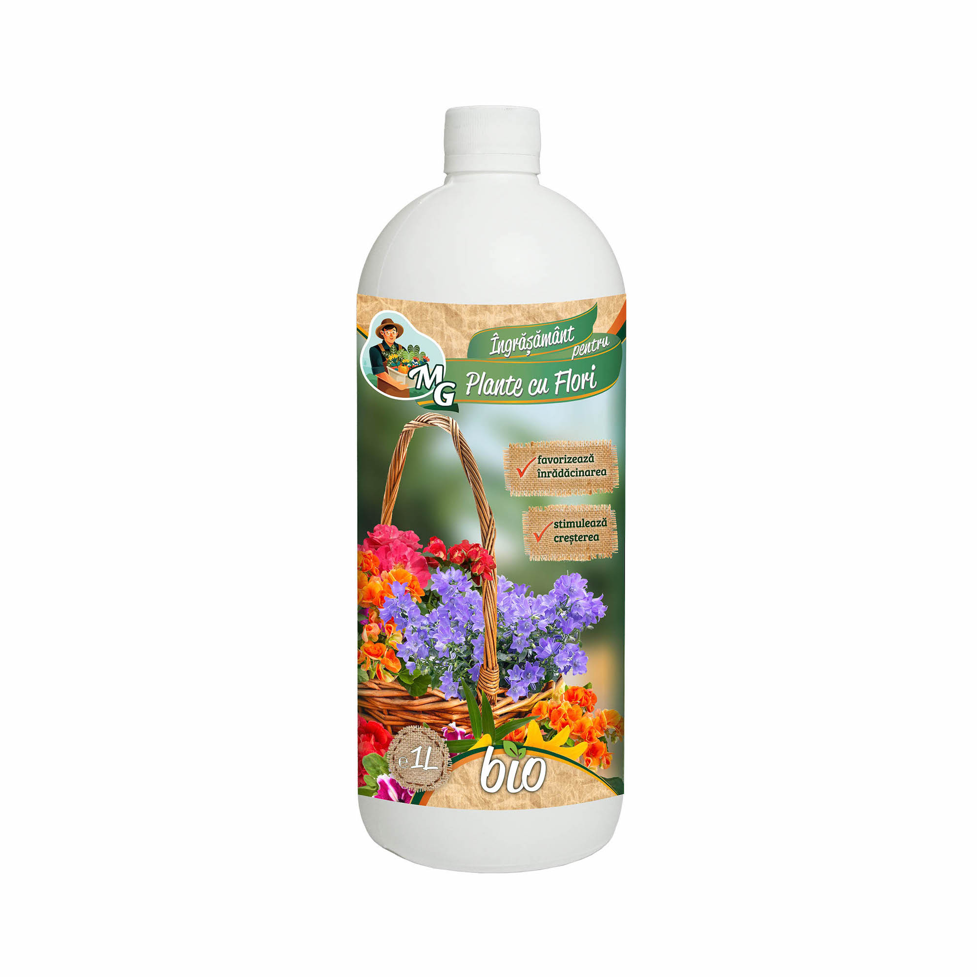 Oferte la Ingrasamant lichid BIO pentru plante cu flori MG, 1 L