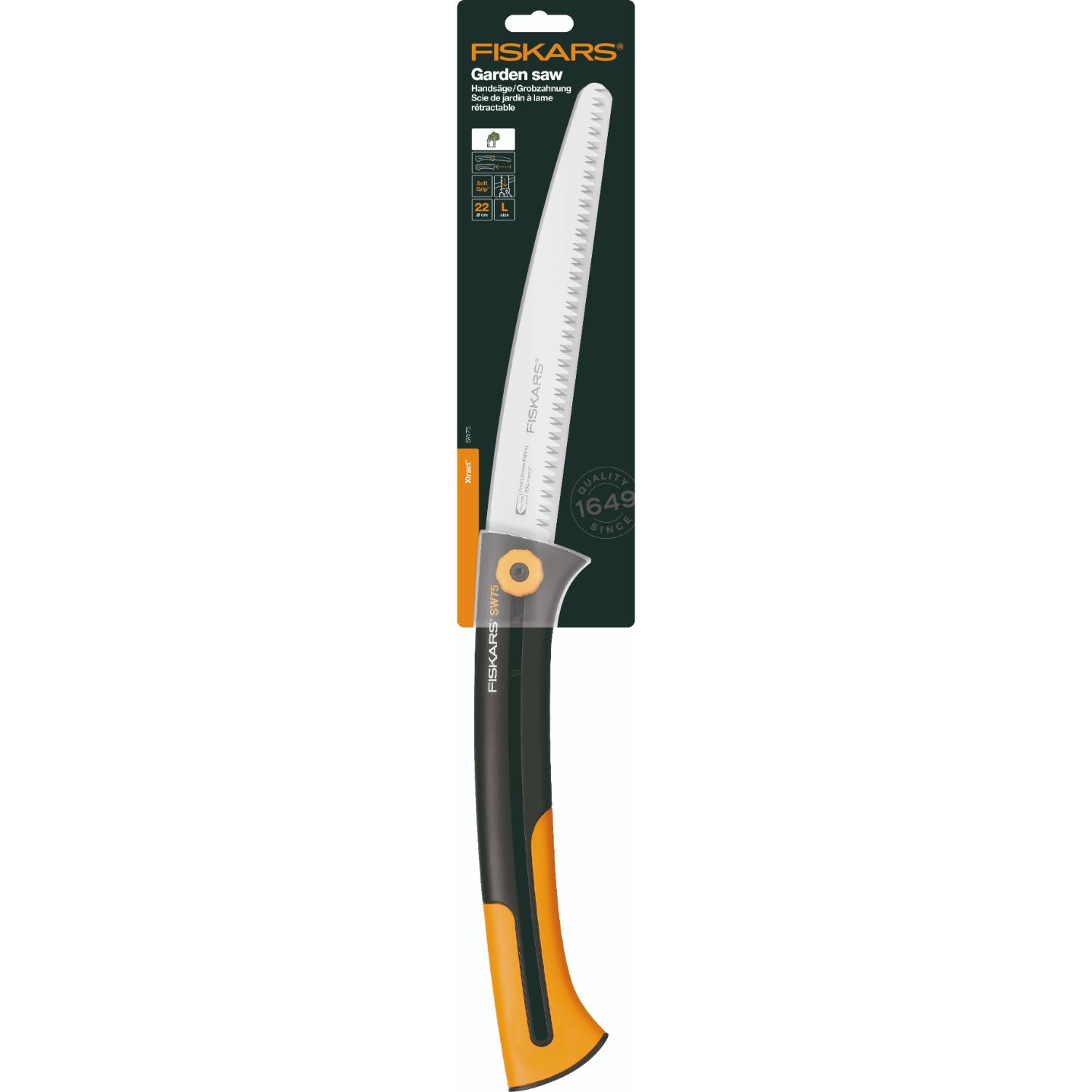 Oferte la Fierastrau pentru gradina, Fiskars Xtract SW75, cu maner plastic, 255 mm