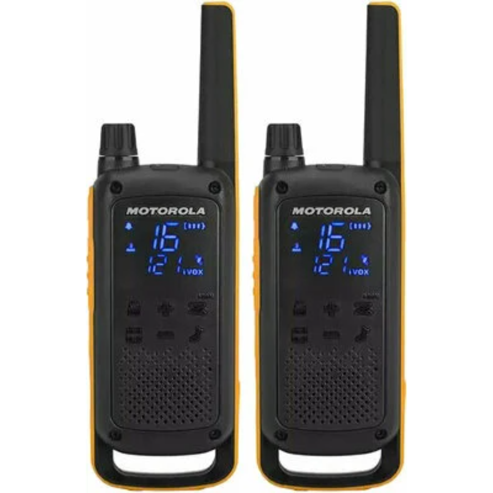 Oferte la Statie radio PMP Motorola TLKR T82, set 2 bucati, ecran ascuns, lanterna LED
