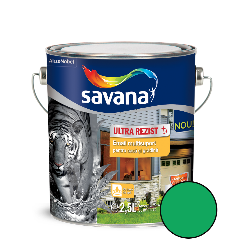 Oferte la Email Savana multisuport interior/exterior, verde primavara, 0.75 l