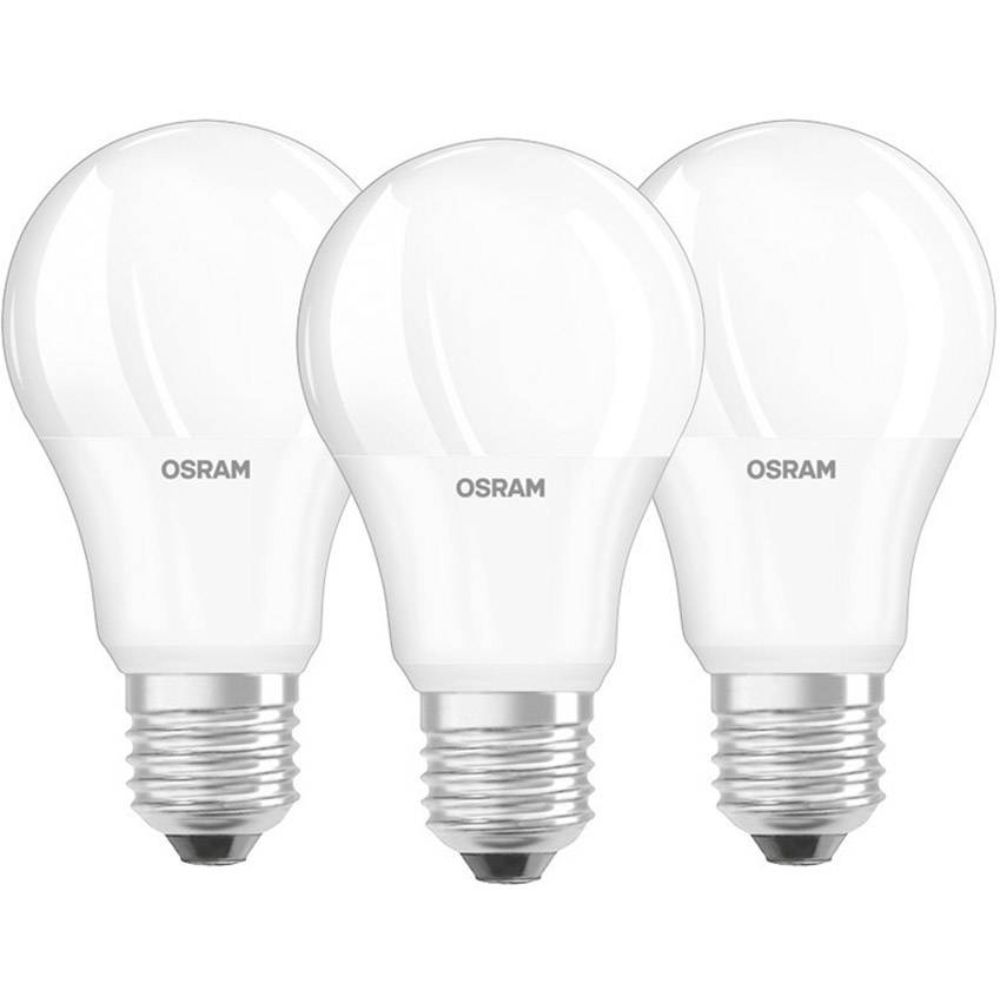 Oferte la Set 3 Becuri LED A60 Osram, para, E27, 8.5 W, 806 lm, lumina neutra 4000 K
