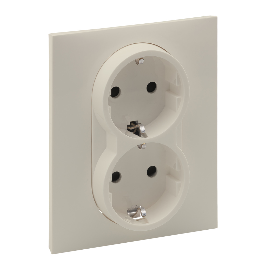 Oferte la  Priza dubla Legrand, configuratie 2P+T, crem, 16 A x 250 V