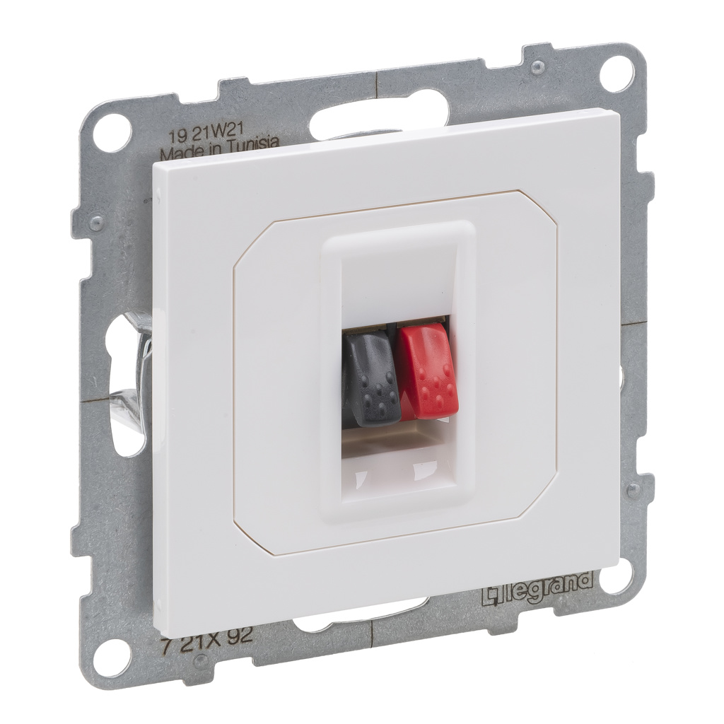 Oferte la Priza cu borne Legrand, incastrata, conector difuzor, alb