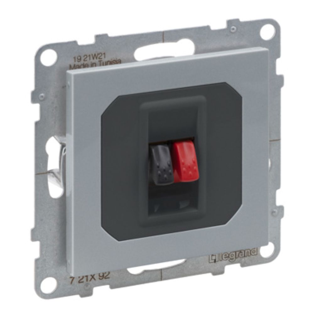 Oferte la Priza difuzor, borne 4mm2, Legrand New Suno L721392, aluminiu