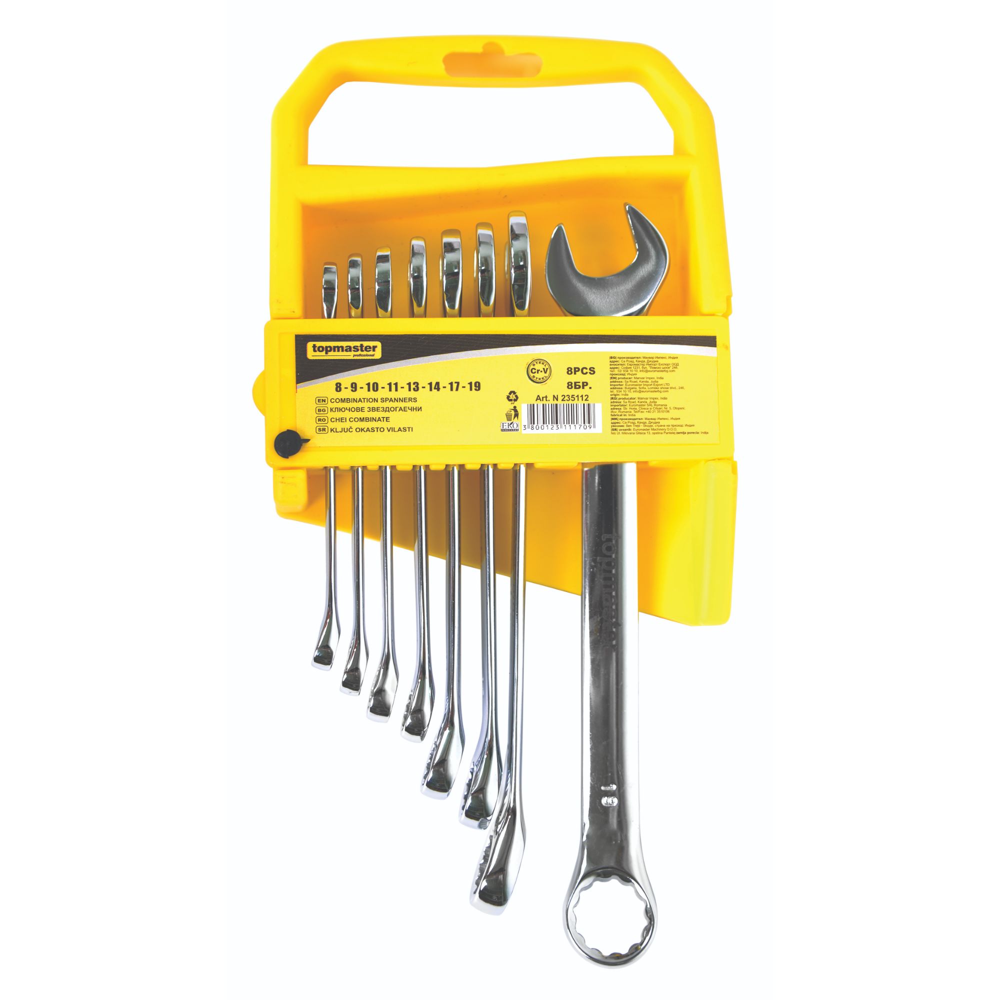 Oferte la Set chei Topmaster CR-V TMP, 8 – 19 mm, 8 bucati