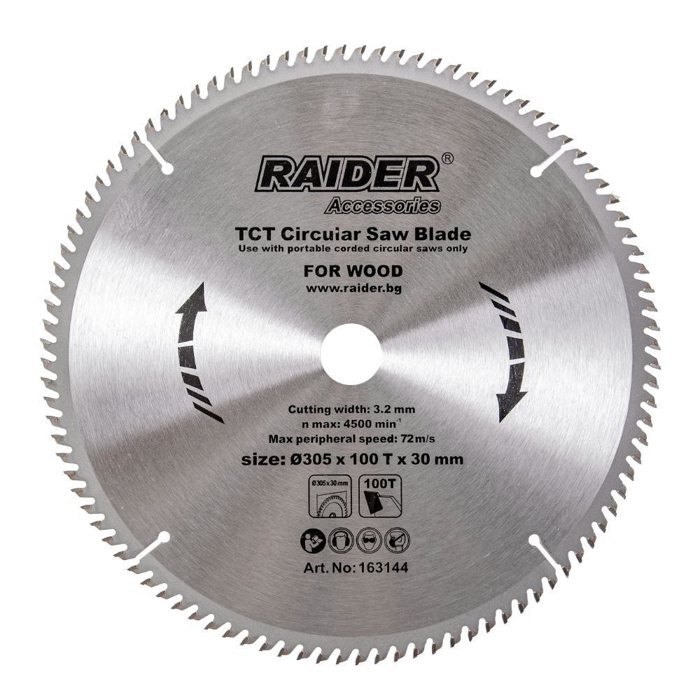 Oferte la Disc circular debitare lemn Raider, 305 x 30 x 2.5 mm