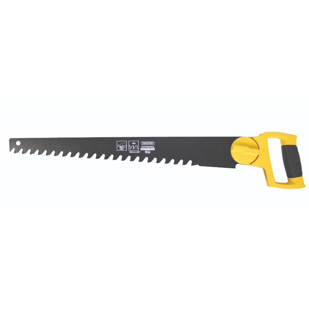Oferte la Fierastrau cu unghi reglabil Topmaster pentru taiere beton usor si BCA, maner plastic, 500 mm
