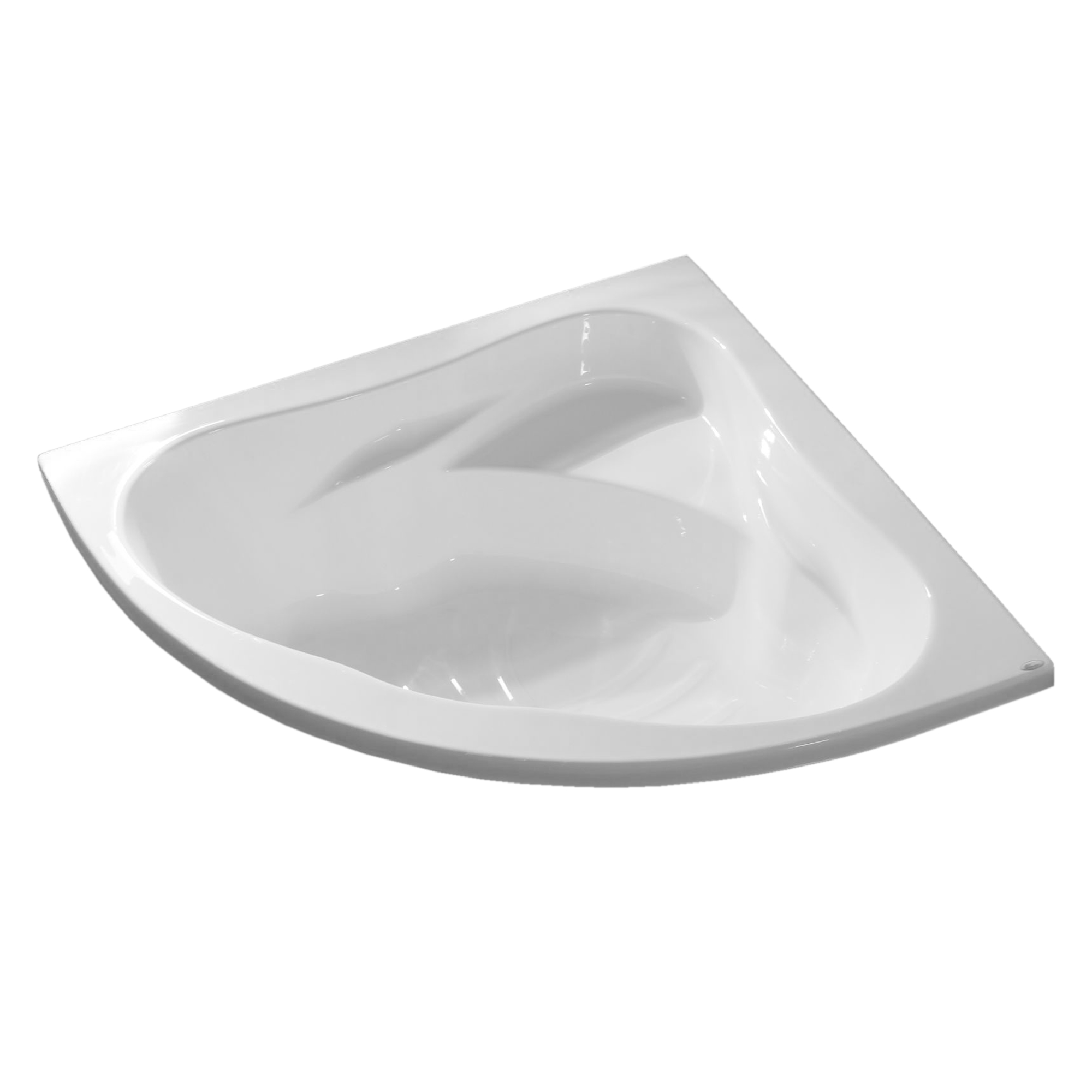 Oferte la Cada baie de colt Fibrex Soleo, acril, alb, 1400 x 1400 x 420 mm