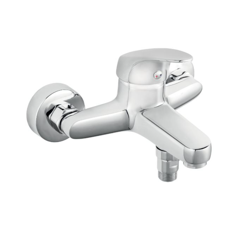Oferte la Baterie cada/dus Ferro Combo BCM1, monocomanda, alama, finisaj cromat, 40 mm