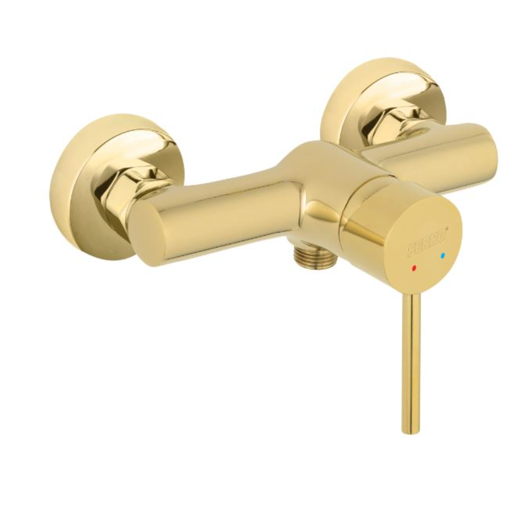Oferte la Baterie dus Ferro Fiesta BFI7G, fara set dus, auriu, cartus ceramic, 35 mm