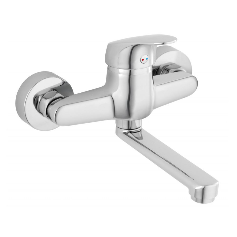 Oferte la Baterie lavoar Ferro Combo BCM3, monocomanda, alama, argintiu, 40 mm