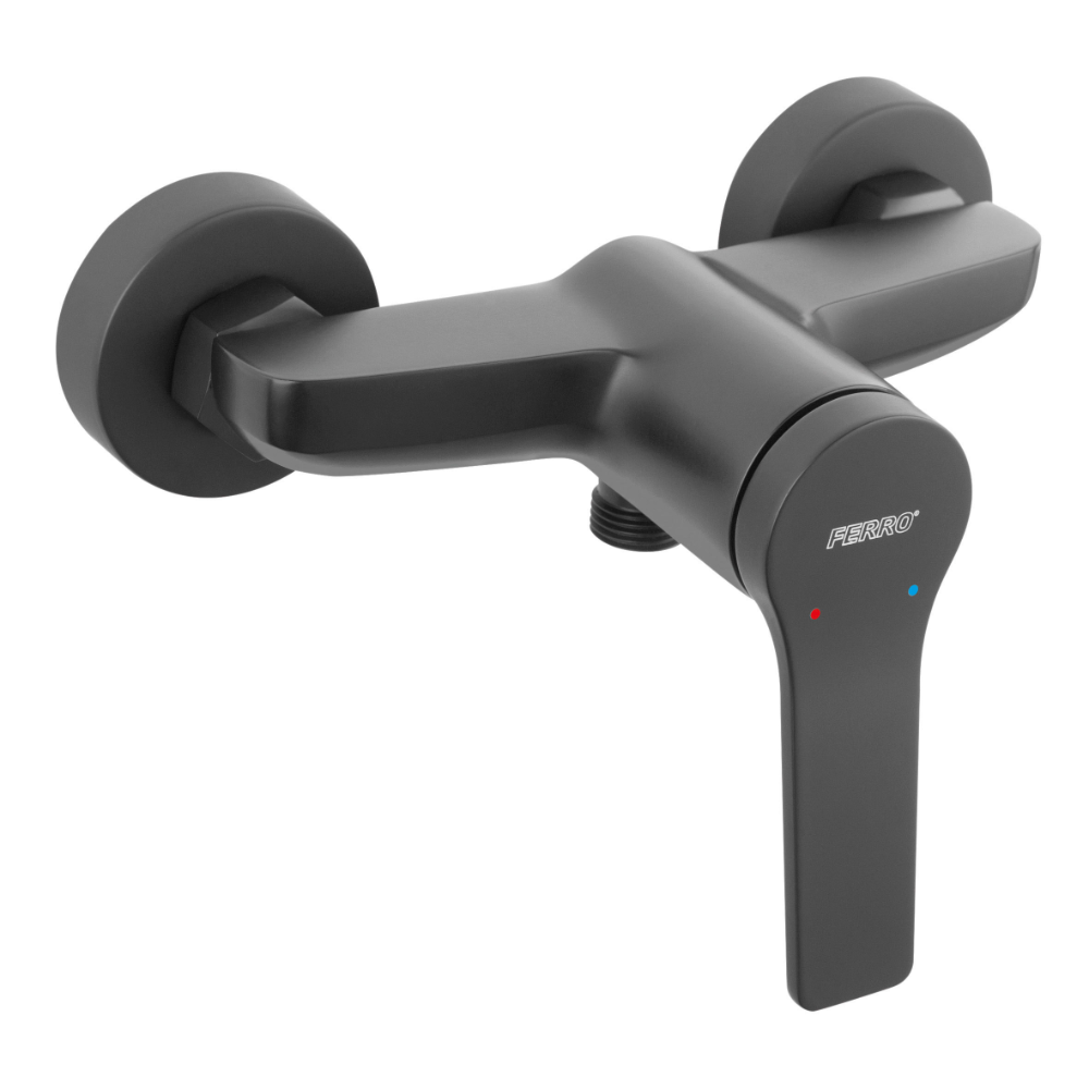 Oferte la Baterie dus Ferro Stratos BSC7BL, monocomanda, negru, cartus ceramic, 35 mm
