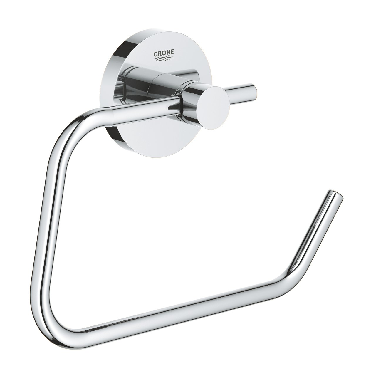 Oferte la Suport hartie igienica Grohe Essentials, metal, argintiu, 16.7 x 11.9 x 4.4 cm