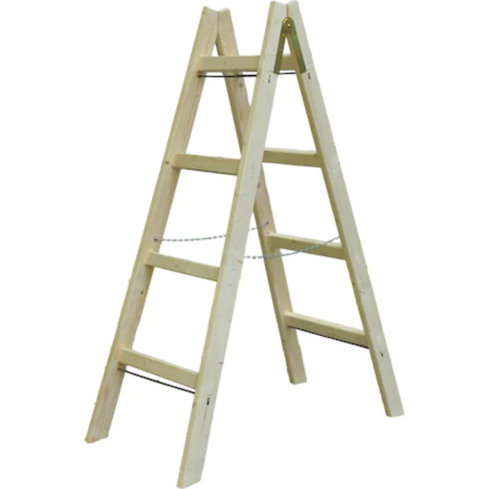 Oferte la Scara lemn articulata, 2 tronsoane, 4 trepte
