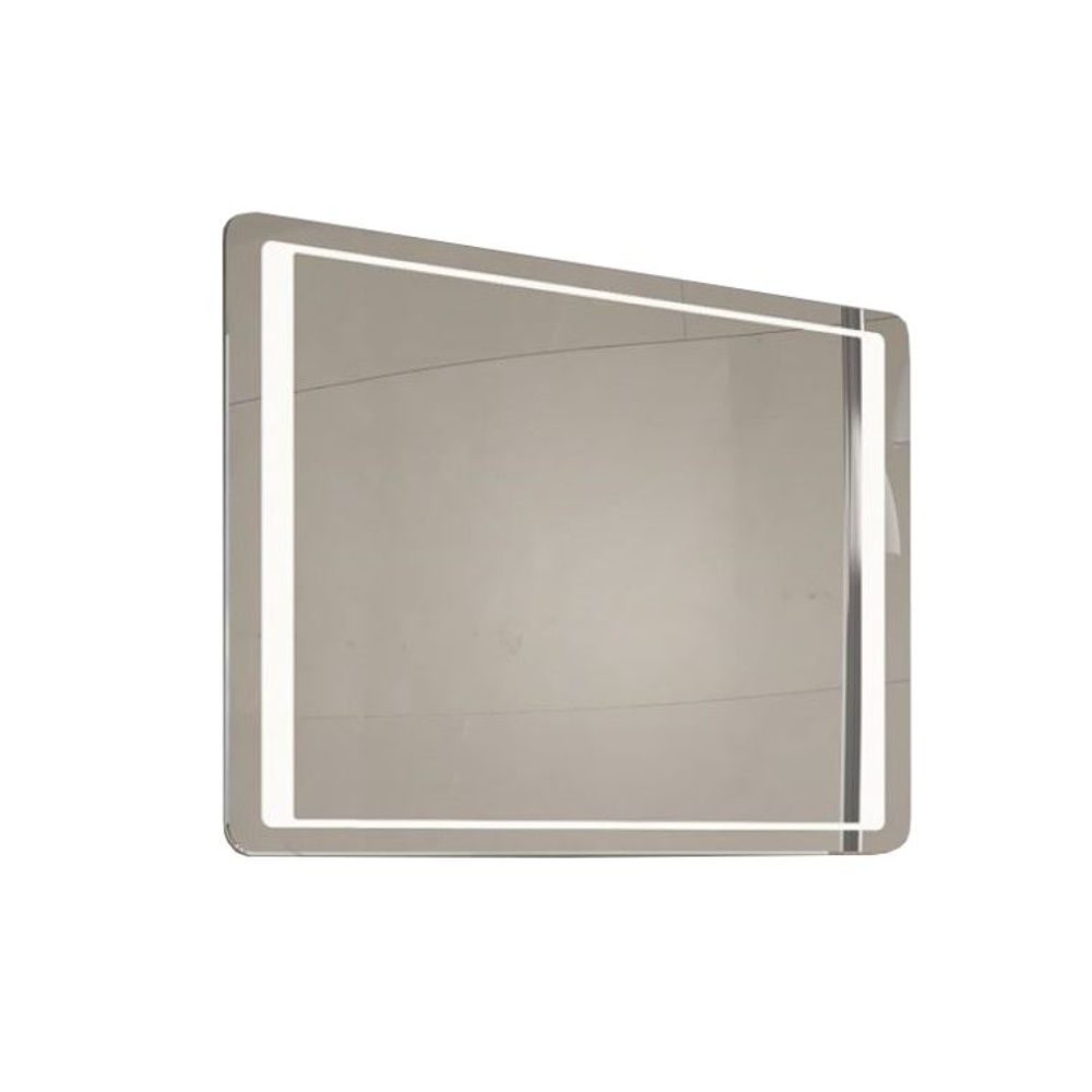 Oferte la Oglinda baie Savini Due Linea, reversibila, iluminare led, 80 x 60 cm