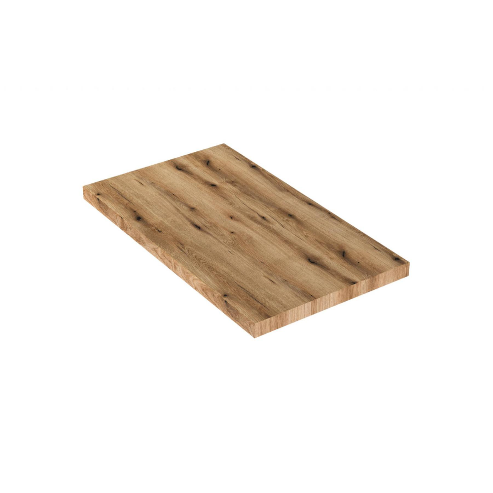 Oferte la Blat pentru lavoar baie Savini Due Linea, Rovere Fossile, pal, 60 x 46 x 3.8 cm