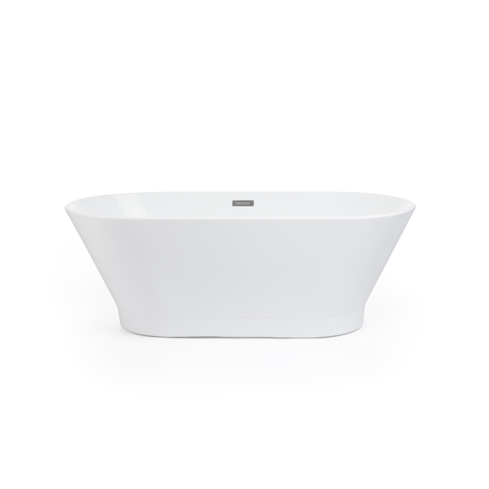 Oferte la Cada baie freestanding Fibrex Oslo, acril, alb, 1700 x 750 x 600 mm